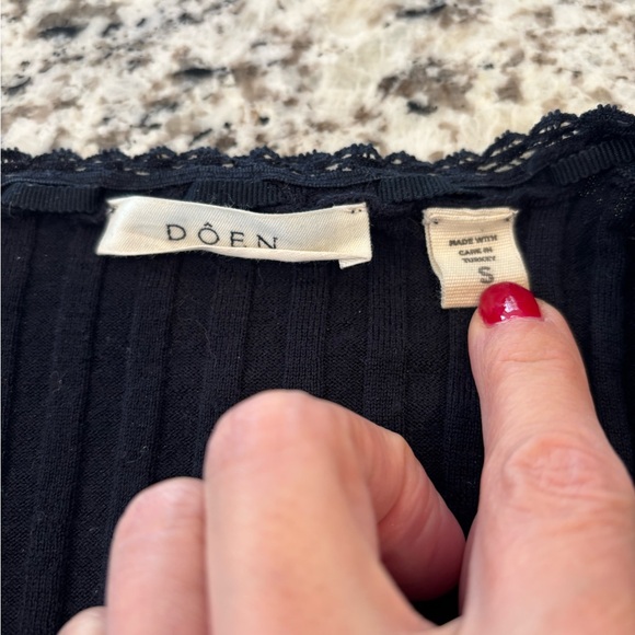 DOEN Demi Cardigan/ Navy/ S Merino wool - Picture 7 of 9